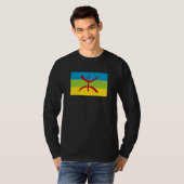 Amazigh Flag Gift Berber Flag Kabyles T-shirt (Voorkant volledig)