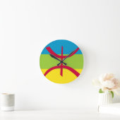 Amazigh Flag Ronde Klok (Huis)
