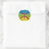 Amazigh Flag Ronde Sticker (Tas)