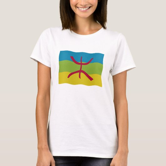 Amazigh Flag T-shirt (Voorkant)