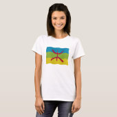 Amazigh Flag T-shirt (Voorkant volledig)