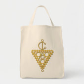 Amazigh gouden sieraden symbool tote bag (Voorkant)