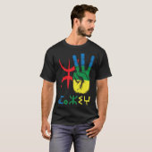 amazigh hand en yaz alphabet - imazighn t-shirt (Voorkant volledig)