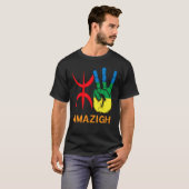 amazigh hand en yaz alphabet t-shirt (Voorkant volledig)