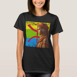Amazigh Kabyle Berber Tattoo symboliseert tifinagh T-shirt