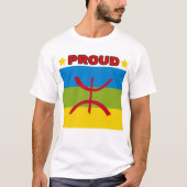 Amazigh Kabyle Berber Tattoo symboliseert tifinagh T-shirt (Voorkant)