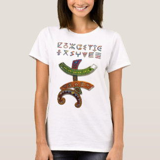 Amazigh Kabyle Berber Tattoo symboliseert tifinagh T-shirt