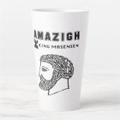 amazigh koning Massinissa Kabyle algerije Marokko Latte Mok (Voorkant)