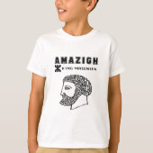 amazigh koning Massinissa Kabyle algerije Marokko T-shirt (Voorkant)