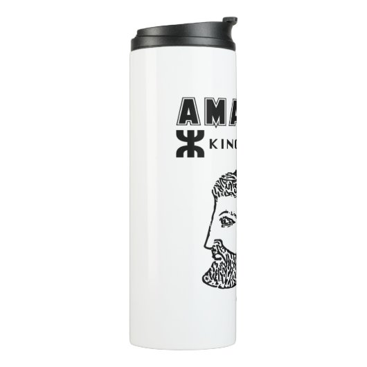 amazigh koning Massinissa Kabyle algerije Marokko Thermosbeker (Gedraaid links)