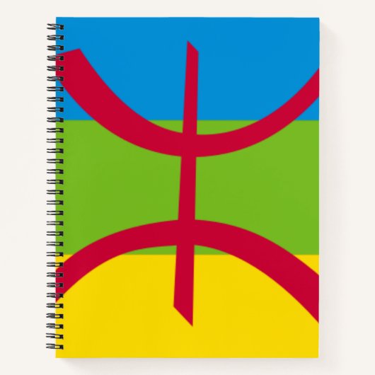 Amazigh Notitieboek - Trotse Marokkaanse student (Voorkant)