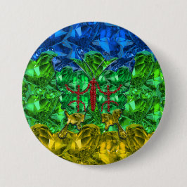 Amazigh Ronde Button 7,6 Cm