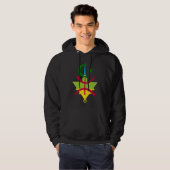 Amazigh symbool ontwerp hoodie (Voorkant volledig)