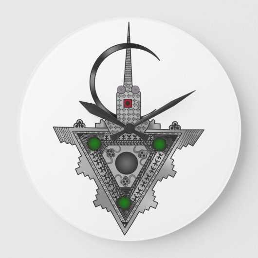 Amazigh Tazerzit Grote Klok (Voorkant)