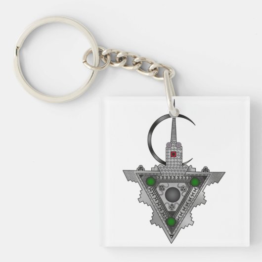 Amazigh Tazerzit Sleutelhanger (voorkant)