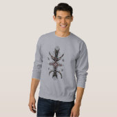 Amazigh Tifinagh Symbool Kunst – Berber sweatshirt (Voorkant volledig)