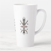 Amazigh Tifinagh Symbool Kunst – Berber sweatshirt Latte Mok (Rechts)