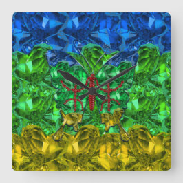 Amazigh Vierkante Klok