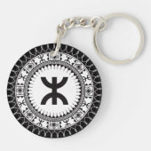 Amazigh z imazighen sleutelhanger (Achterkant)