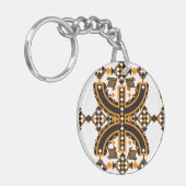 Amazigh z imazighen sleutelhanger (Voorkant Links)