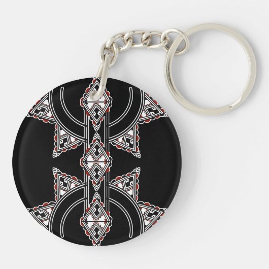 Amazigh z imazighen sleutelhanger (Achterkant)