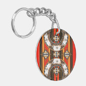 Amazigh z imazighen sleutelhanger (Voorkant Links)