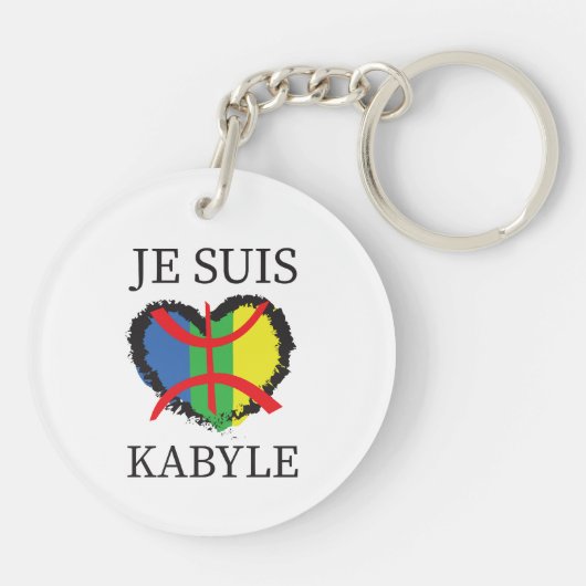 Amazigh z imazighen sleutelhanger (Achterkant)