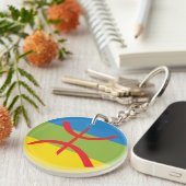 Amazigh z imazighen sleutelhanger (Voorkant Rechts)