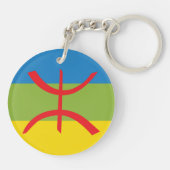 Amazigh z imazighen sleutelhanger (Achterkant)