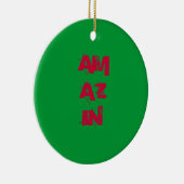 AMAZIN-kerstbedenktijd Keramisch Ornament (Rechts)