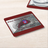 Amazing 82nd Airborne Paratrooper Beret Kartonnen Onderzetters (Schuin)