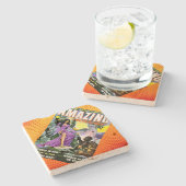 Amazing Adventures, nr. 1 Stenen Onderzetter (Zijkant)