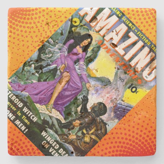 Amazing Adventures, nr. 1 Stenen Onderzetter (Voorkant)