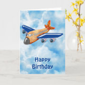 Amazing Airplane Kaart (Gele Bloem)