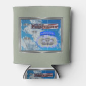 Amazing American Paratrooper en Flag Blikjeskoeler (Voorkant)