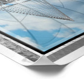 Amazing American Paratrooper en Flag Poster (Hoek)