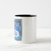 Amazing American Paratrooper en Flag Tweekleurige Koffiemok (Center)