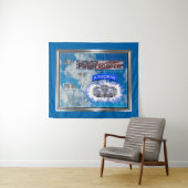 Amazing American Paratrooper en Flag Wandkleed (In Situ (horizontaal))