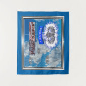 Amazing American Paratrooper en Flag Wandkleed (Voorkant)