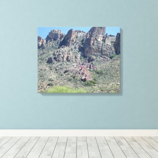 Amazing Apache Trail Canvas Afdruk (Insitu (Houten vloer))