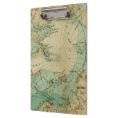 Amazing Arctic Ocean Antiek Map Klembord (Links)