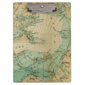 Amazing Arctic Ocean Antiek Map Klembord (Voorkant)