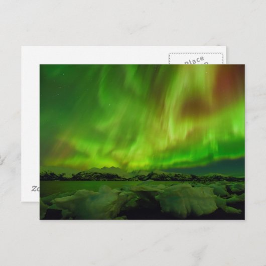 Amazing Aurora Briefkaart (Voorkant / Achterkant)
