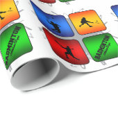 Amazing Badminton Urban Style Cadeaupapier (Rol Hoek)
