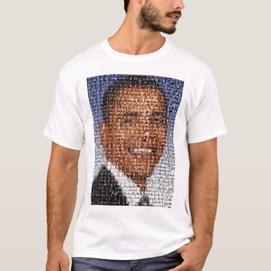 Amazing BARACK OBAMA montage shirt (Voorkant)