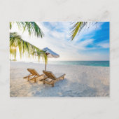 Amazing Beach Sunset Briefkaart (Voorkant)