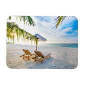 Amazing Beach Sunset Magneet (Horizontaal)