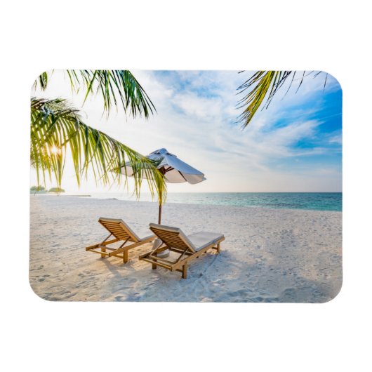 Amazing Beach Sunset Magneet (Horizontaal)