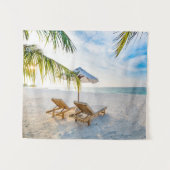 Amazing Beach Sunset Wandkleed (Voorkant (horizontaal))