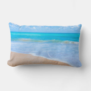 Amazing Beach Tropical Scene Foto Kussen